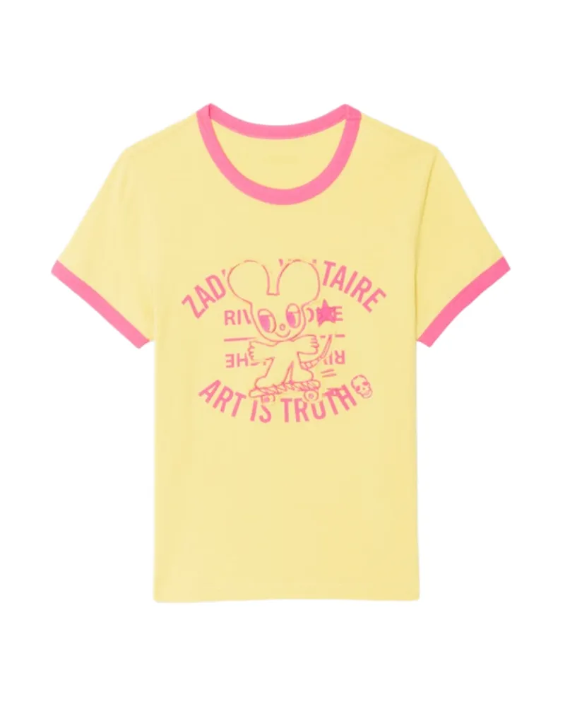 Zadig & Voltaire T-Shirt Woos Gelb