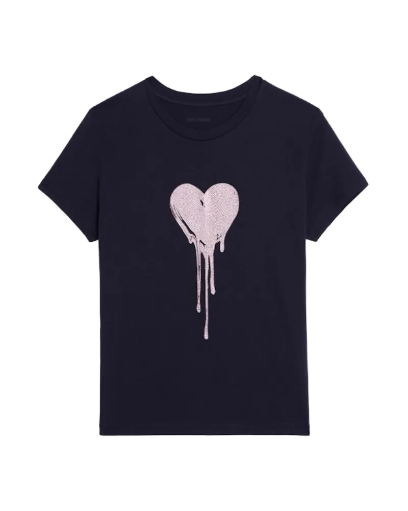 Zadig & Voltaire T-Shirt Walk Blau