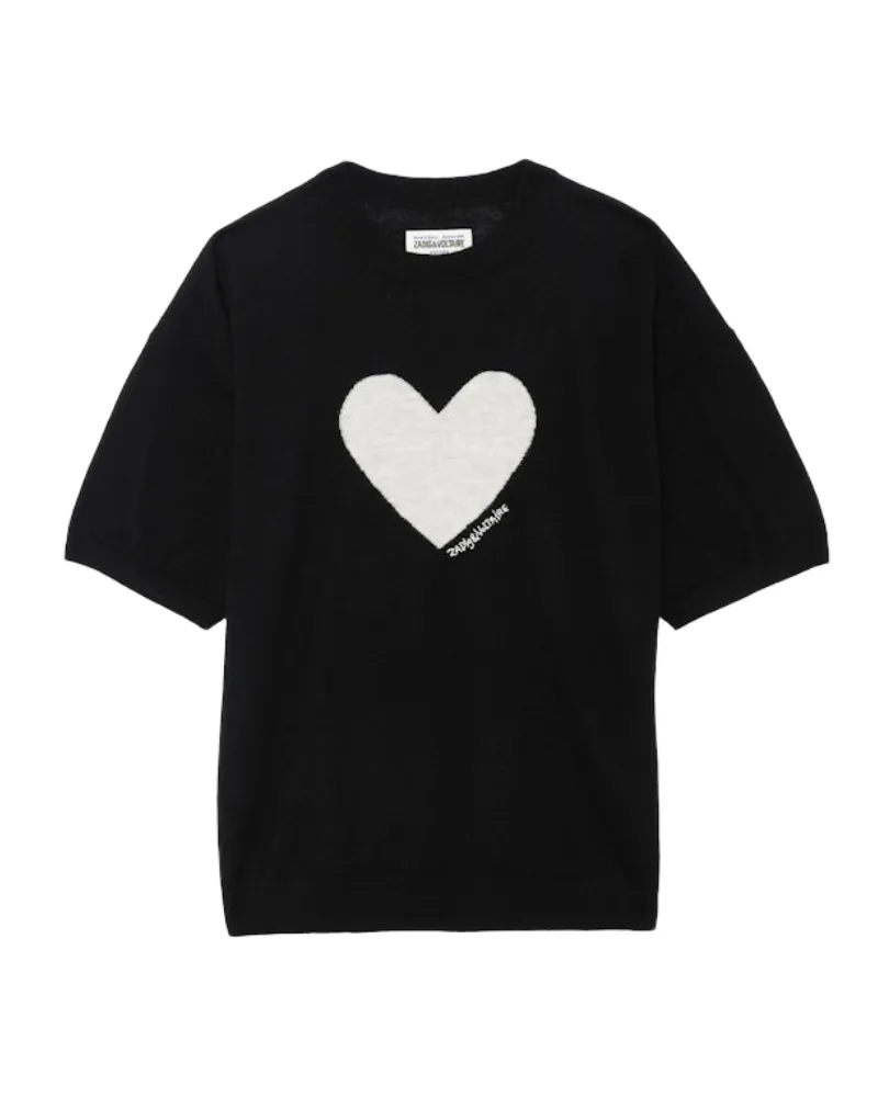 Zadig & Voltaire Pullover Idaz 100% Kaschmir Schwarz