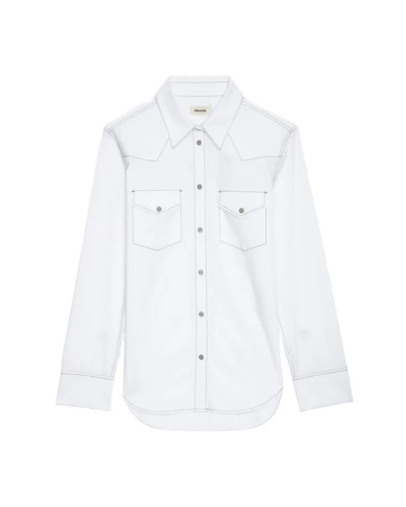 Zadig & Voltaire Chemise Thelma Weiß