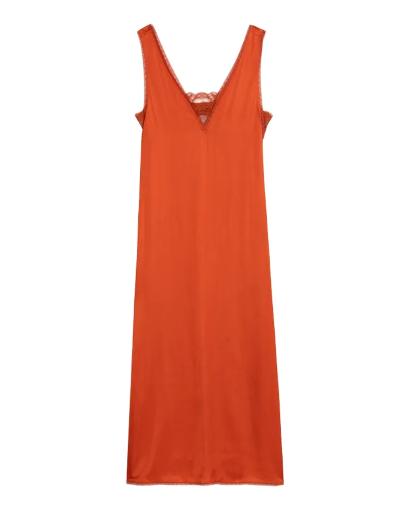 Zadig & Voltaire Kleid Renzo Satin Orange