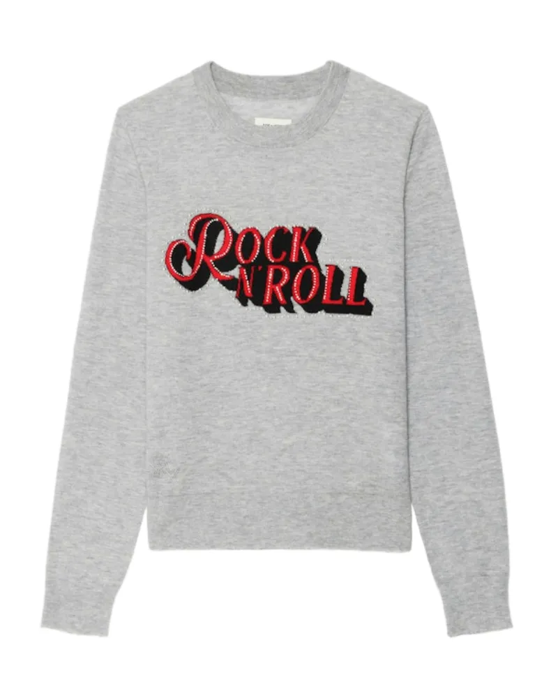 Zadig & Voltaire Pullover Miss 100% Kaschmir Grau