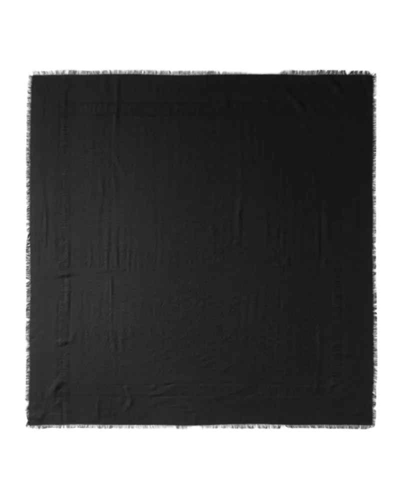 Zadig & Voltaire Halstuch Glenn ZV Initiale 135 Schwarz