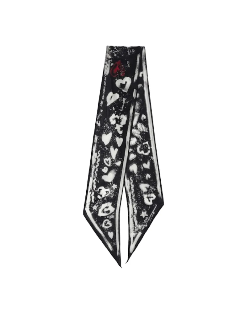 Zadig & Voltaire Schal Jessie Love 130 Schwarz