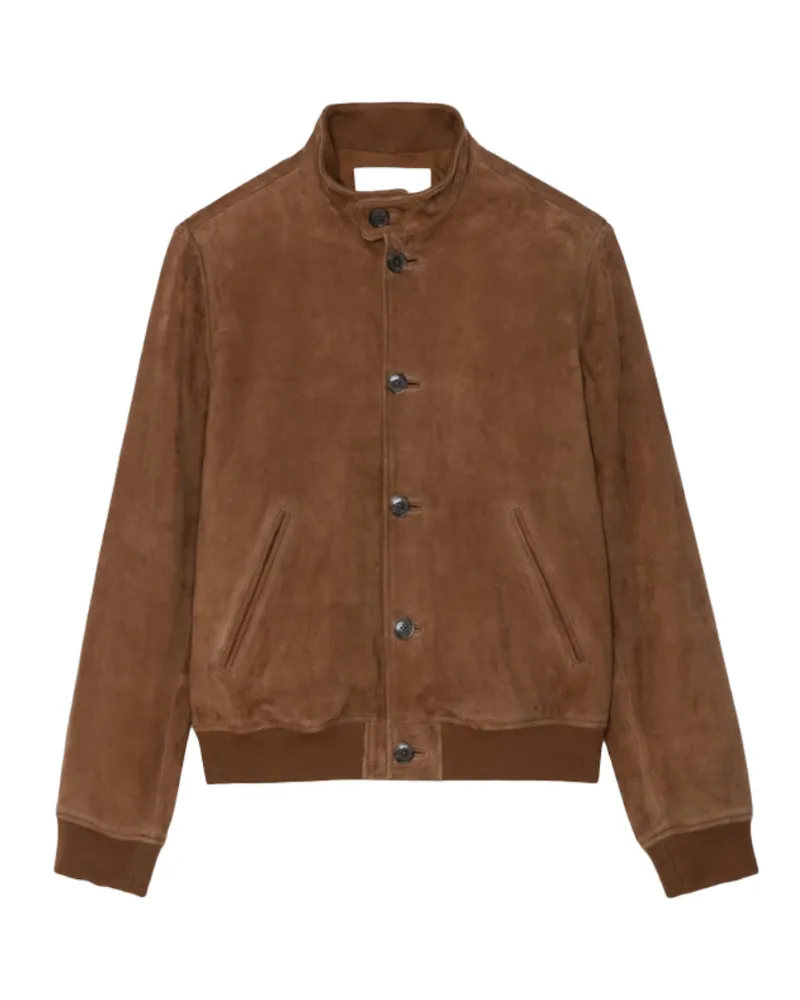 Zadig & Voltaire Lonni Jacke Wildleder Braun