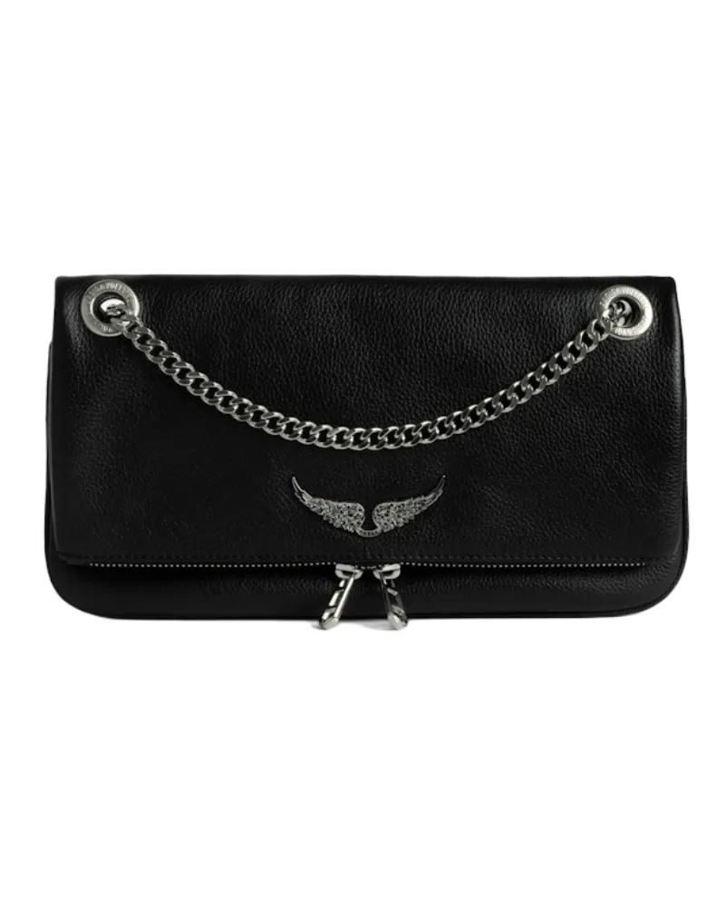 Zadig & Voltaire Clutch Rock II Schwarz