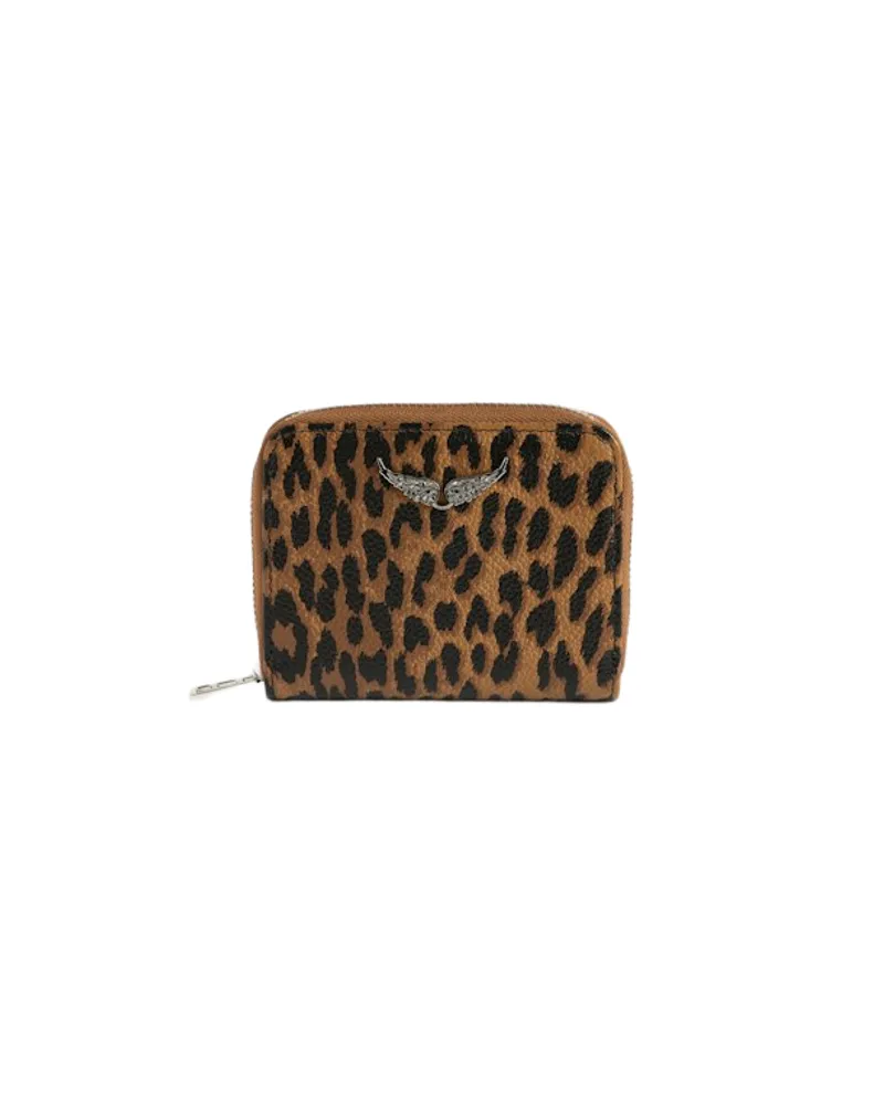 Zadig & Voltaire Mini ZV Geldbörse Braun
