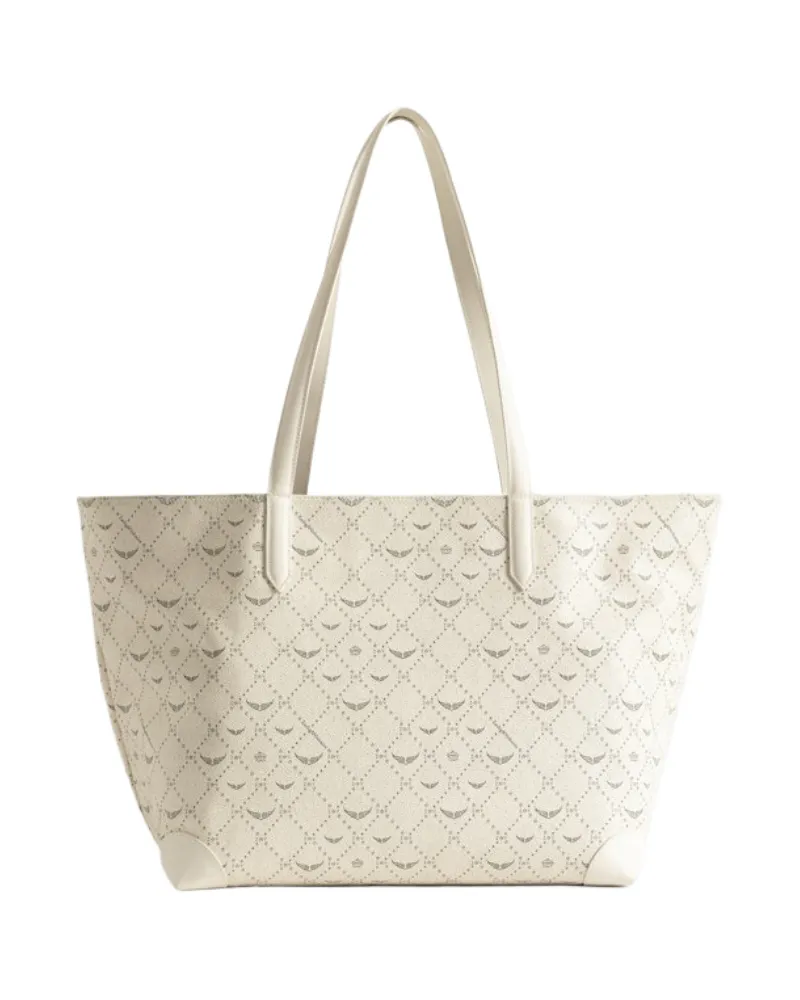 Zadig & Voltaire Z Shopper Monogram Tasche Weiß
