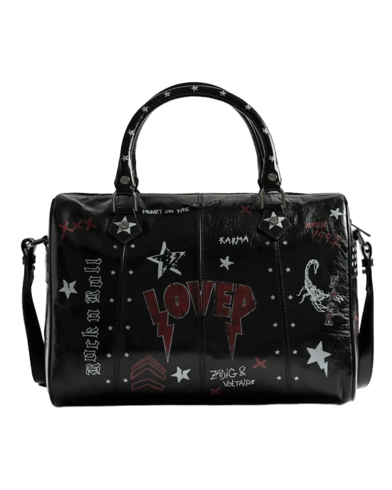 Zadig & Voltaire Tasche Sunny Medium Vibe Punk Schwarz