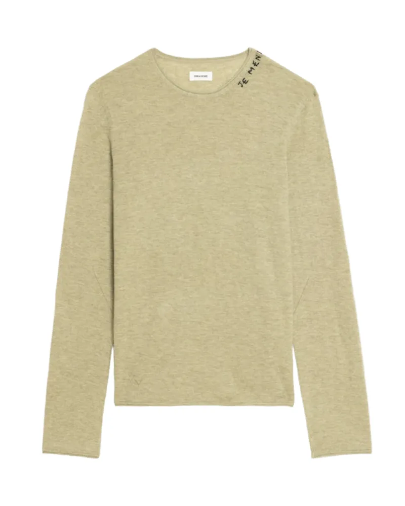Zadig & Voltaire Teiss Pullover 100% Kaschmir Grün