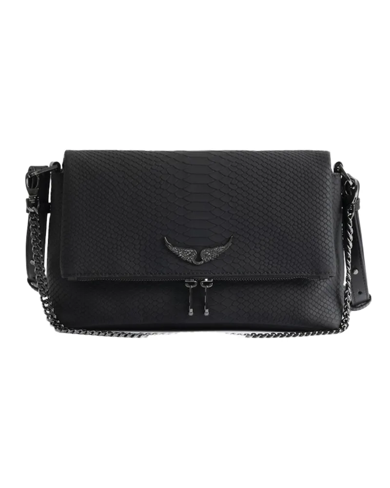 Zadig & Voltaire Tasche Rocky II Soft Savage Schwarz