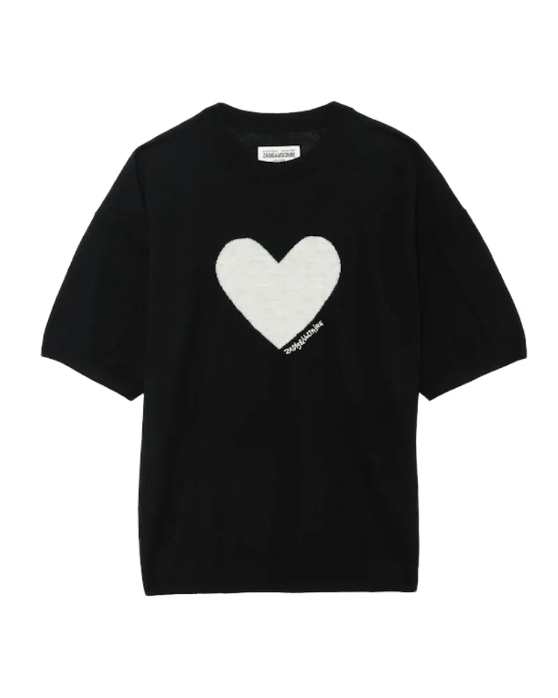 Zadig & Voltaire Pullover Idaz 100% Kaschmir Schwarz