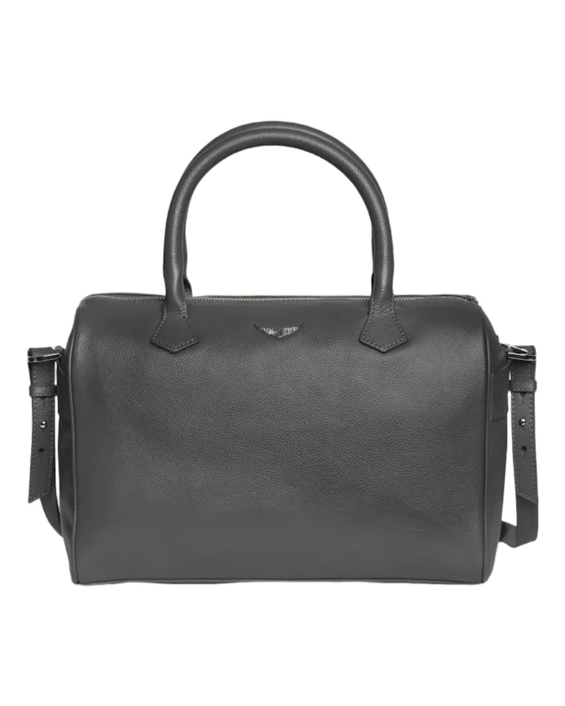 Zadig & Voltaire Tasche Sunny Medium Wings Grau