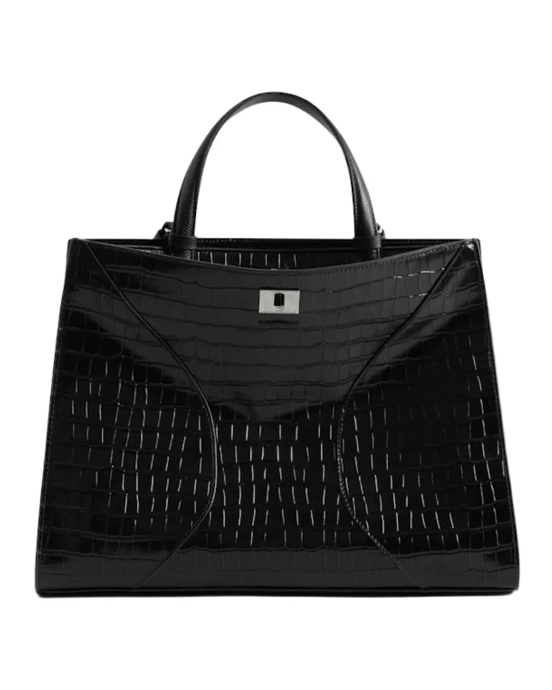 Zadig & Voltaire Jack Croco Tasche Schwarz
