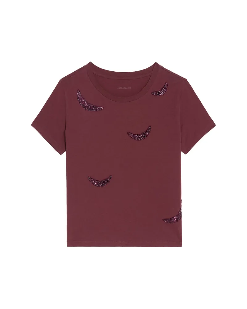 Zadig & Voltaire T-shirt Alys Burgundy