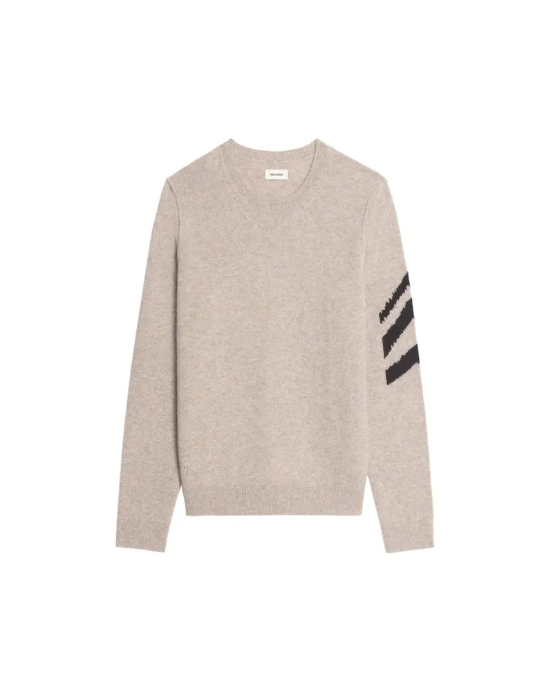 Zadig & Voltaire Pullover Kennedy 100% Kaschmir Oatmeal