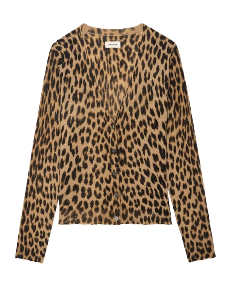Zadig & Voltaire Cardigan Manala 100% Kaschmir Braun