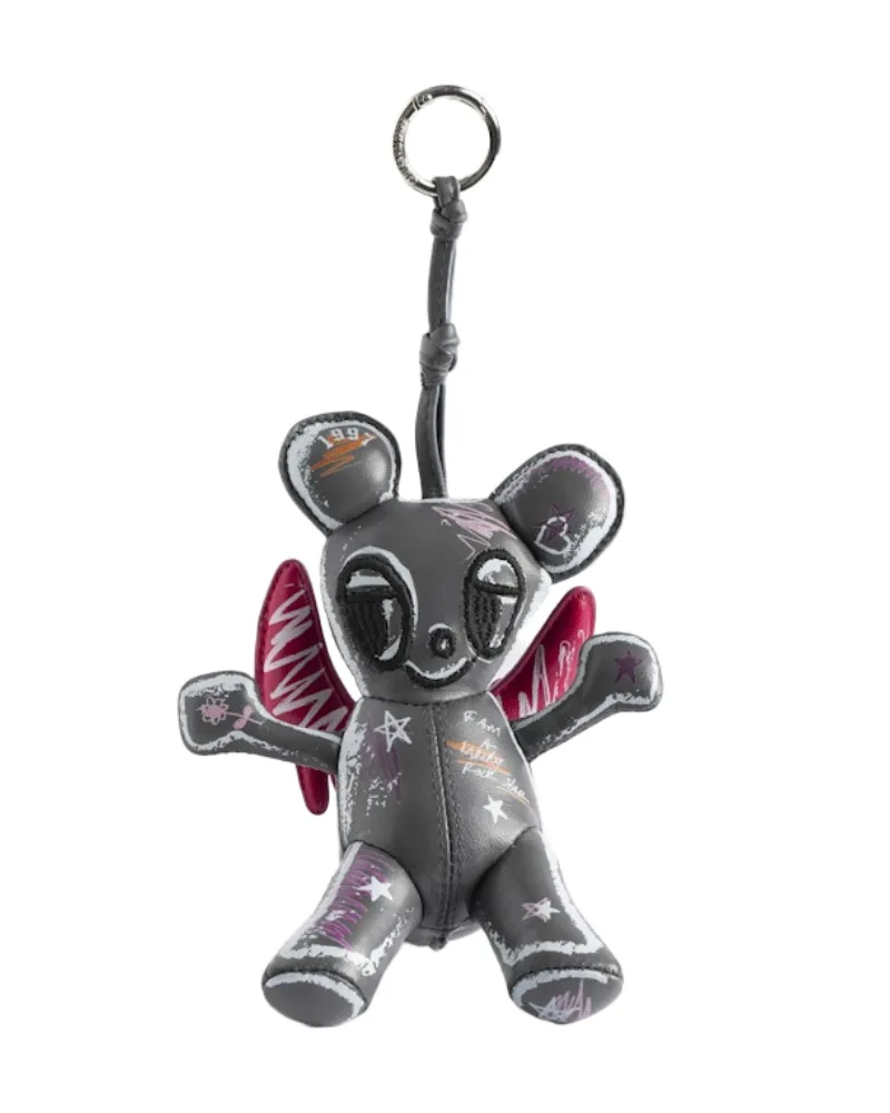 Zadig & Voltaire Schlüsselanhänger Sassy Mouse Grau