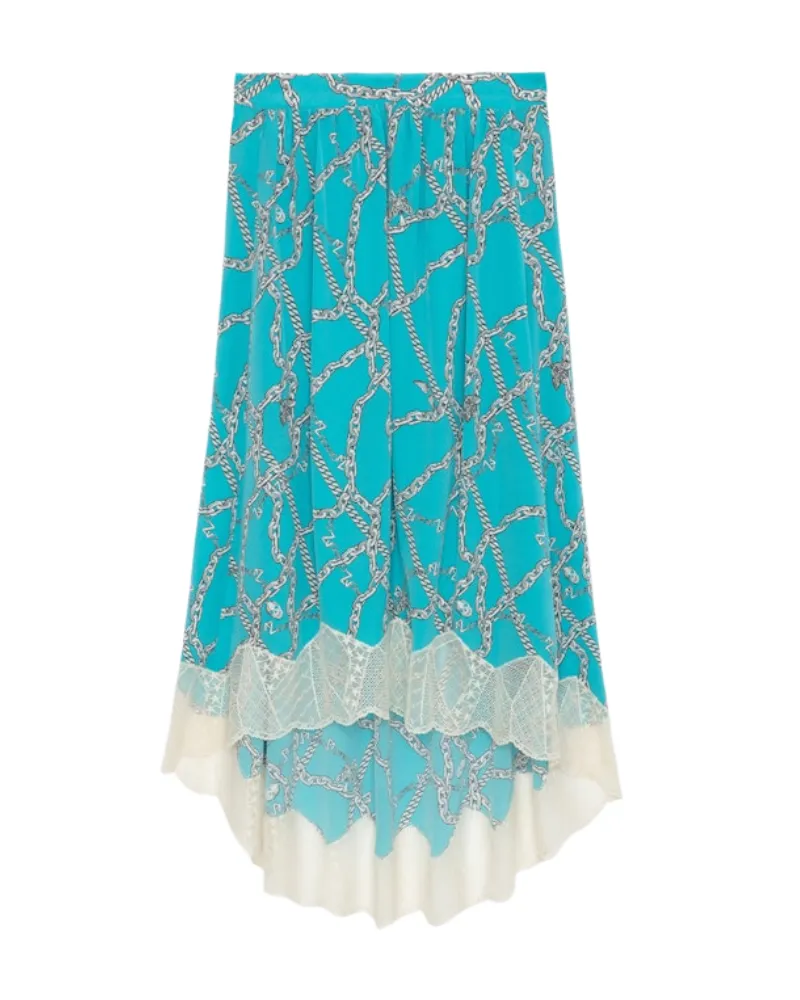 Zadig & Voltaire Rock Joslin 100% Seide Blau