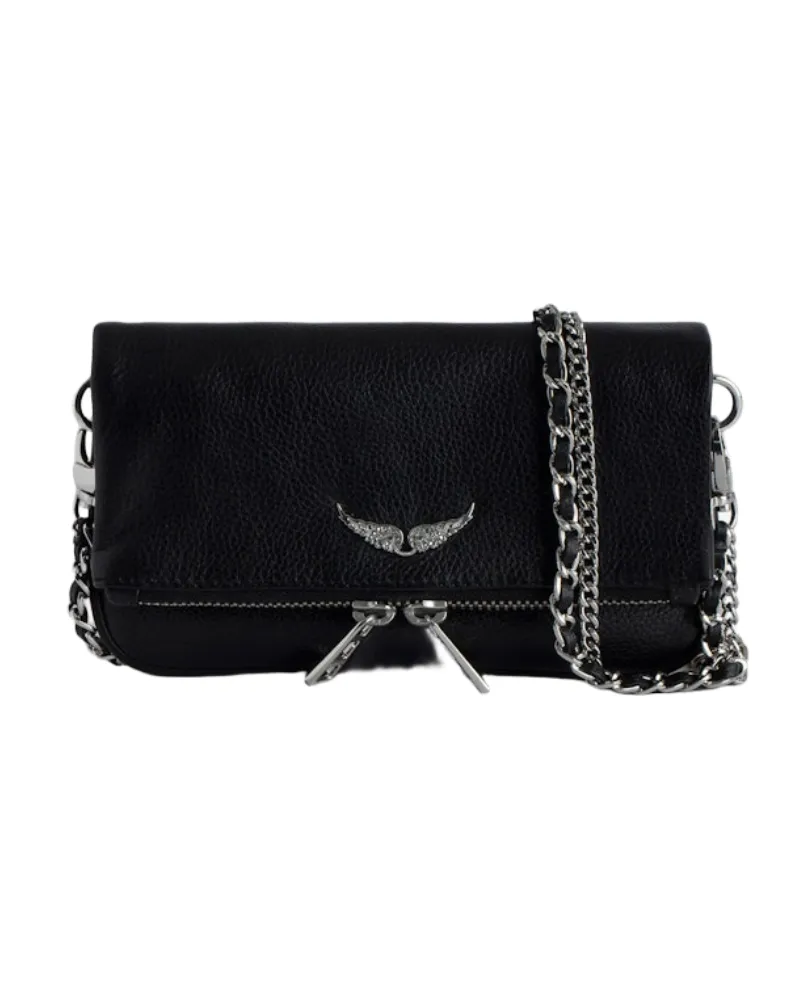 Zadig & Voltaire Rock Nano Clutch Schwarz