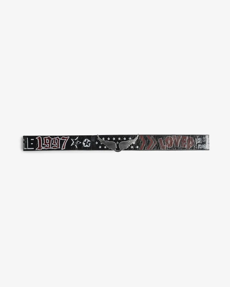 Zadig & Voltaire Gürtel Rock Reversible Punk Black