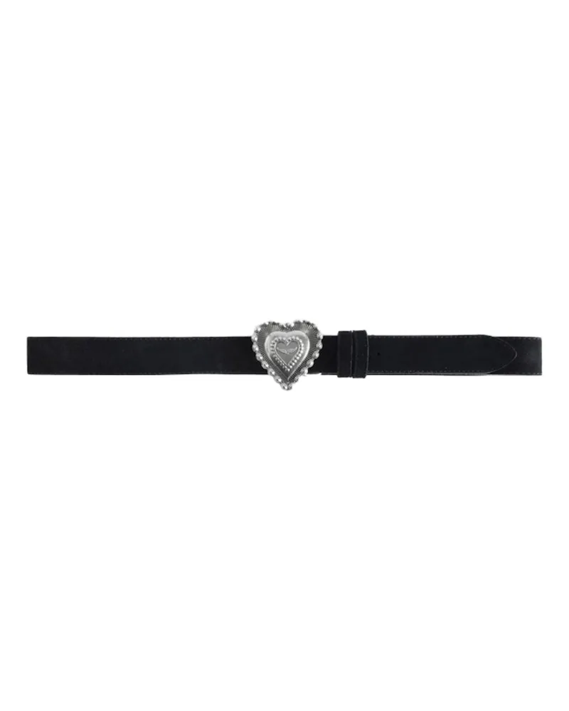Zadig & Voltaire Gürtel Santa Fe Crush 30mm Schwarz