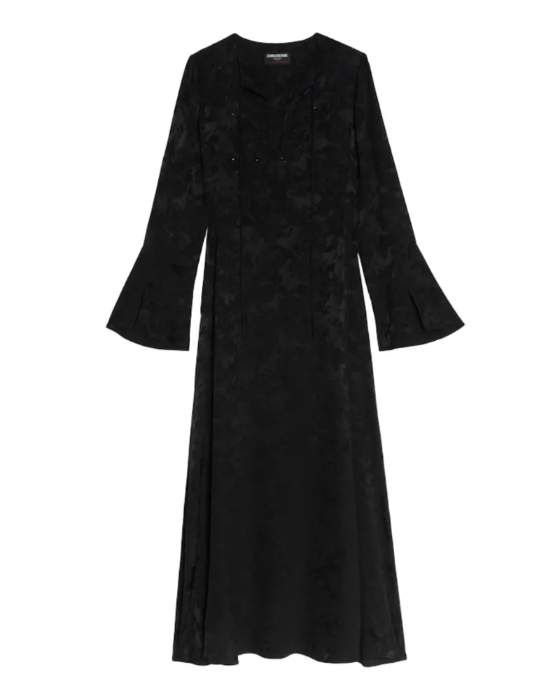 Zadig & Voltaire Kleid Rikal 100% Seide Schwarz