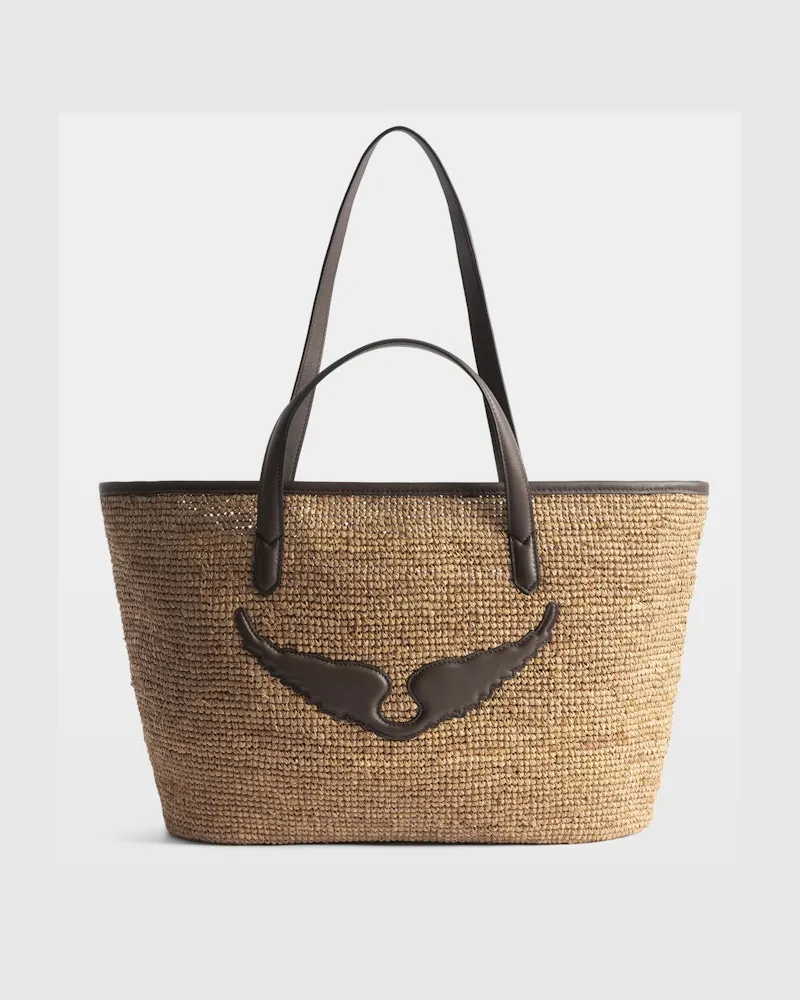 Zadig & Voltaire Wings Korbtasche Braun