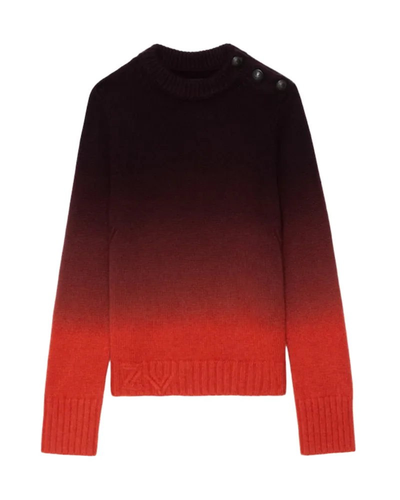 Zadig & Voltaire Pullover Malty 100% Kaschmir Orange