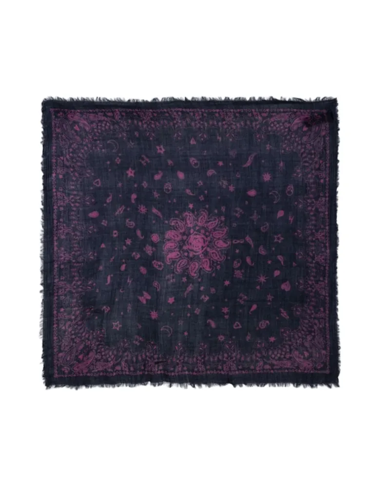 Zadig & Voltaire Schal Nuage Bandana 90 Blau