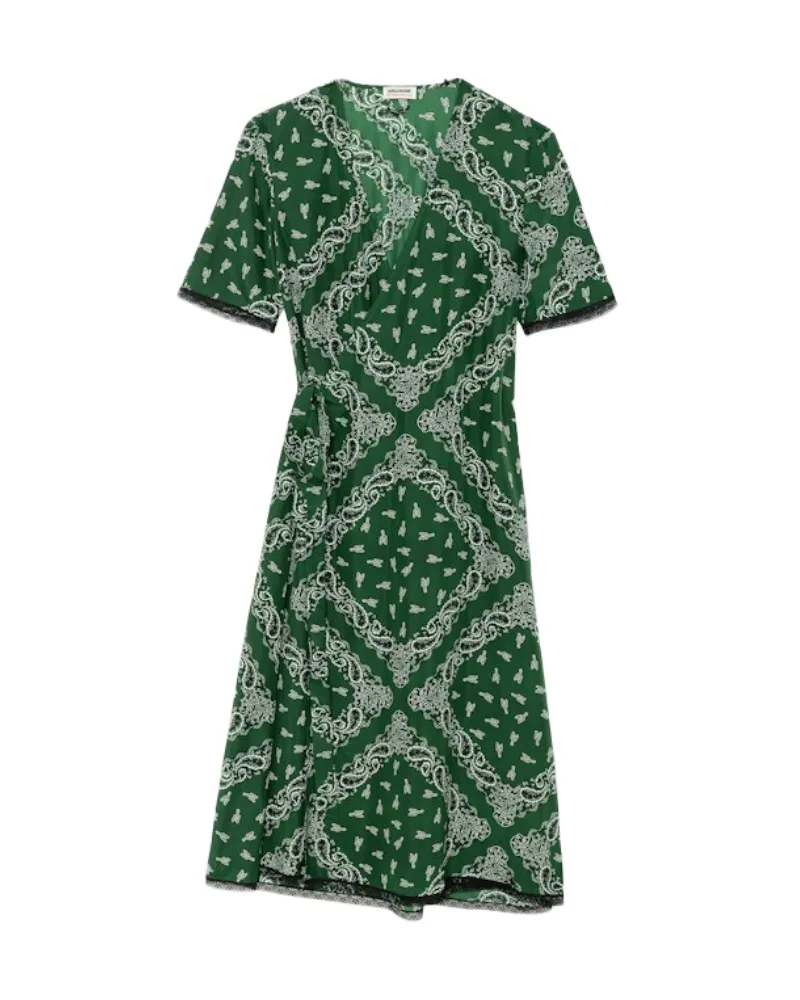 Zadig & Voltaire Kleid Reforme 100% Seide Grün