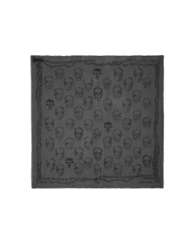 Zadig & Voltaire Schal Kerry Skull 135 Shark