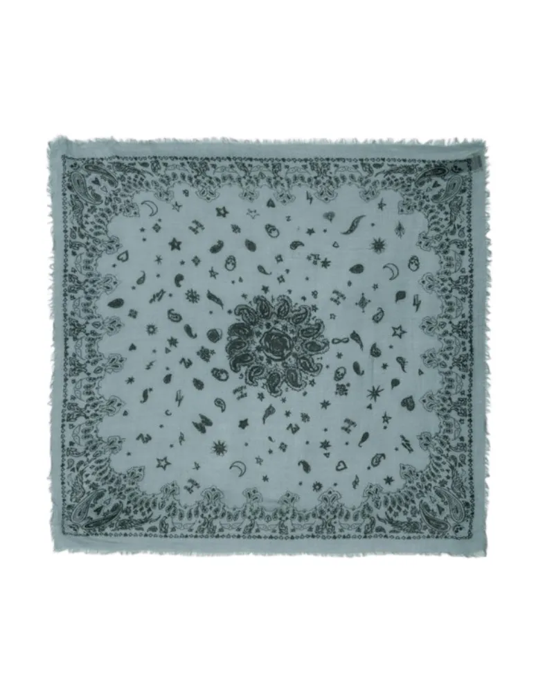 Zadig & Voltaire Schal Nuage Bandana 90 Blau