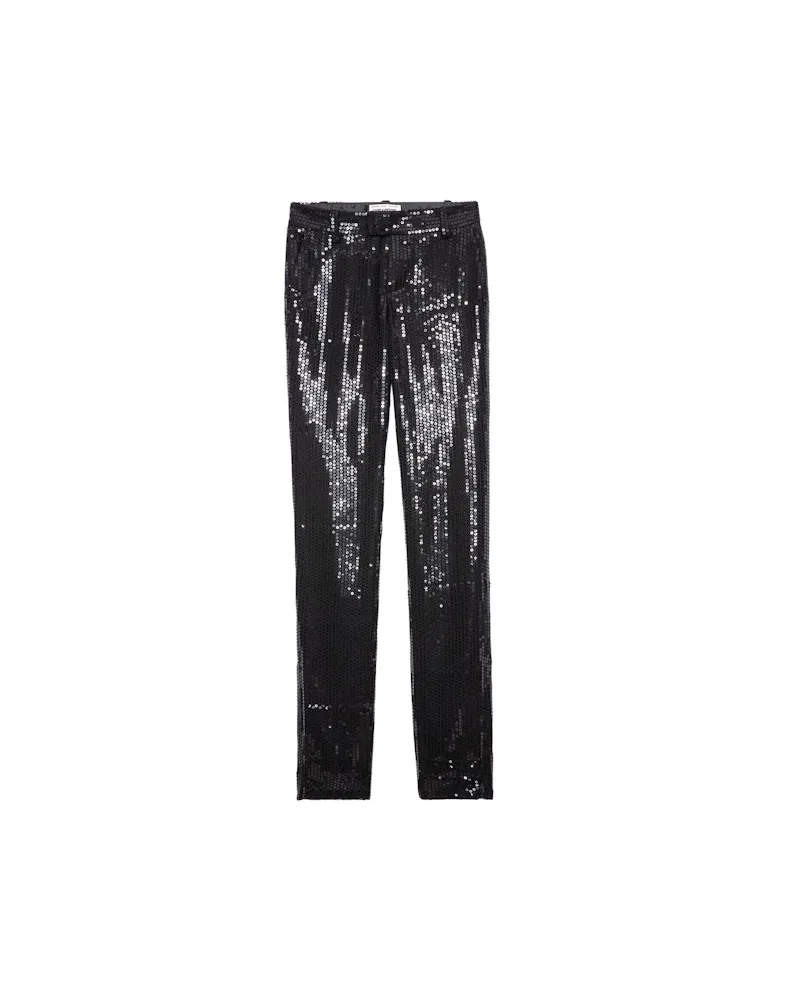 Zadig & Voltaire Hose Prune Schwarz