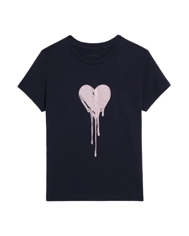 Zadig & Voltaire T-Shirt Walk Blau