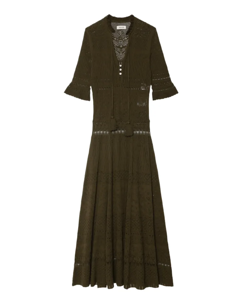 Zadig & Voltaire Kleid Memphis Grün