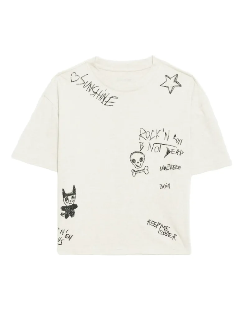 Zadig & Voltaire Taida T-Shirt Grau