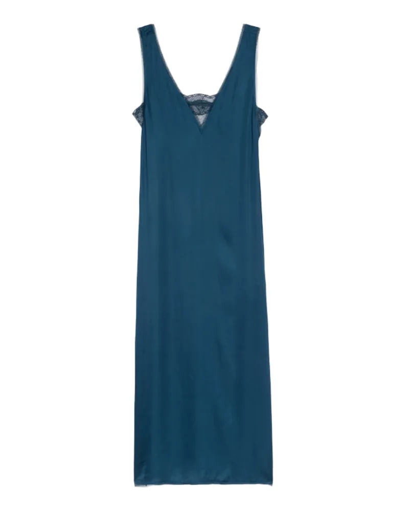 Zadig & Voltaire Kleid Renzo Satin Blau