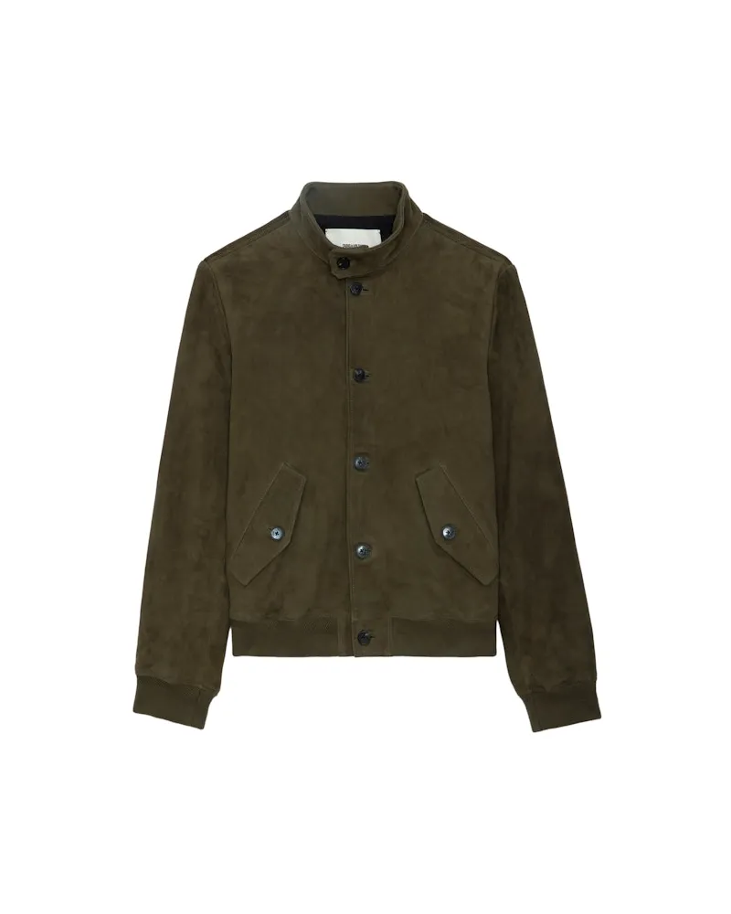 Zadig & Voltaire Lonni Wildlederjacke Kaki