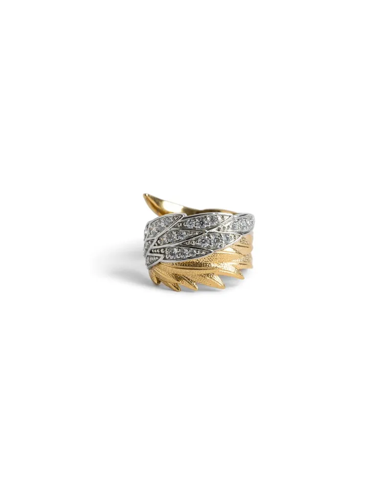 Zadig & Voltaire Ring Rock Feather Gelb