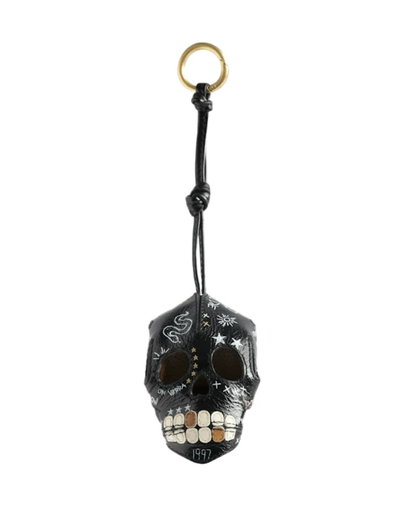 Zadig & Voltaire Schlüsselanhänger Big Skull Schwarz