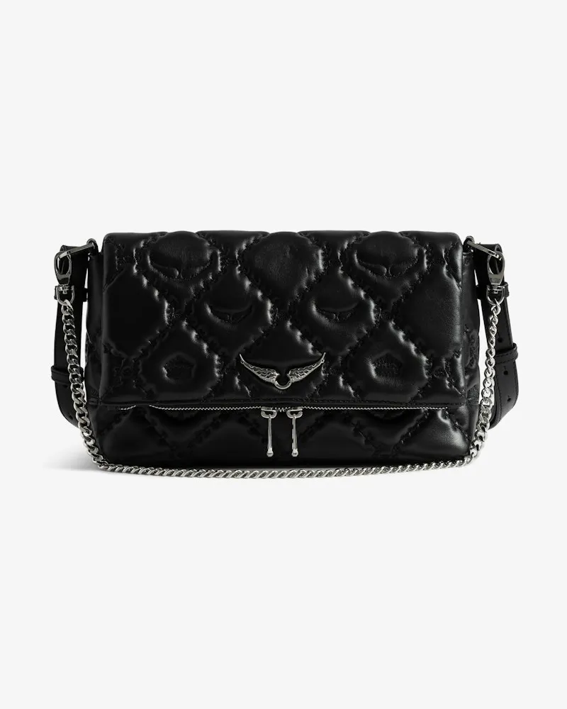 Zadig & Voltaire Tasche Rocky Ii Gesteppt Monogram Black