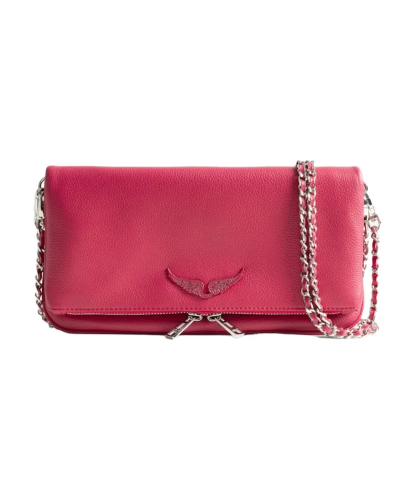 Zadig & Voltaire Clutch Rock Rosa