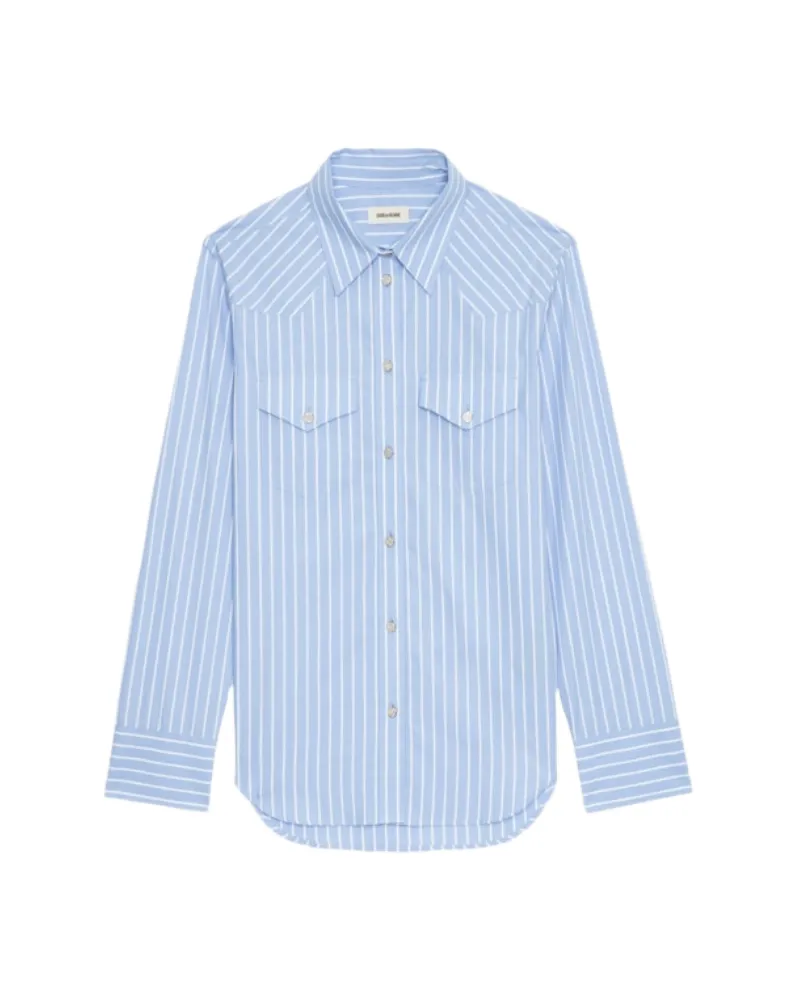 Zadig & Voltaire Hemd Thelma Blau