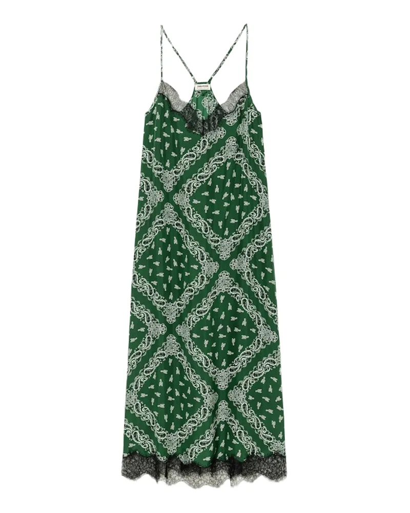 Zadig & Voltaire Kleid Respa 100% Seide Grün