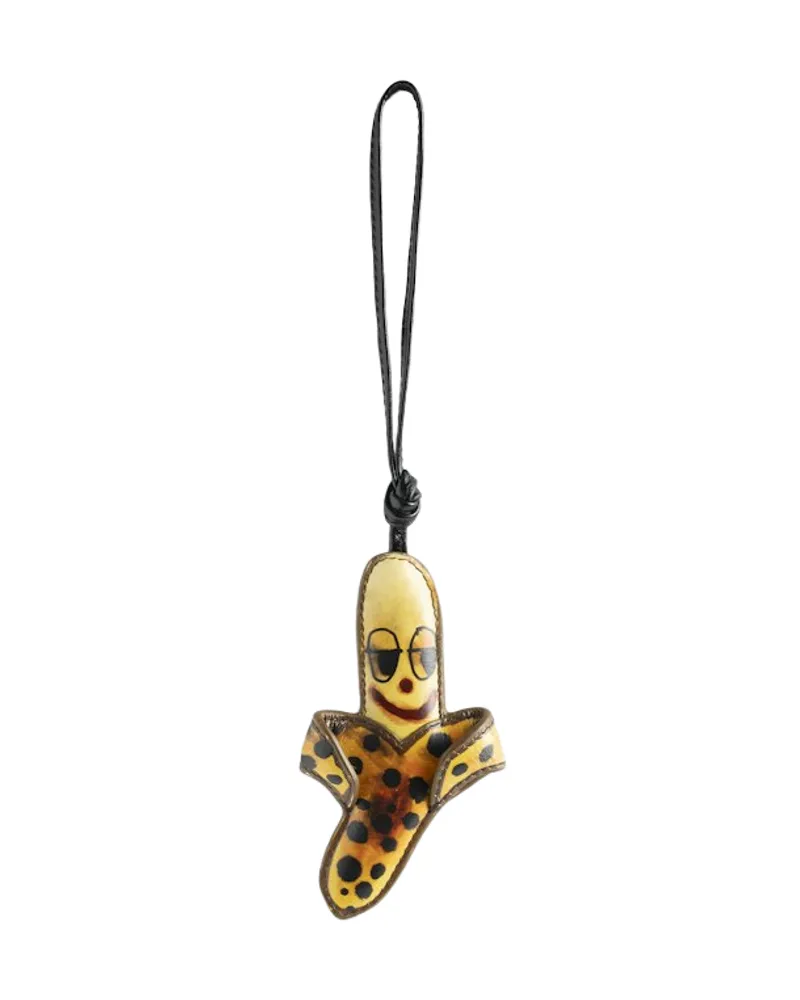 Zadig & Voltaire Schlüsselanhänger Banana Lover Schwarz