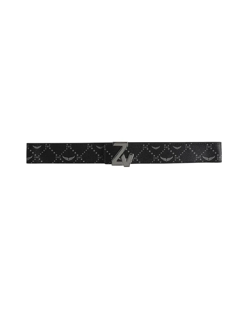 Zadig & Voltaire Zv Initiale Gürtel Black