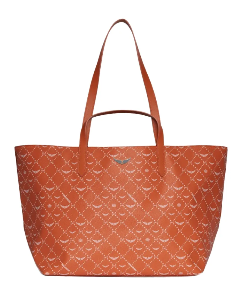 Zadig & Voltaire Z Shopper XL Monogram Tasche Orange