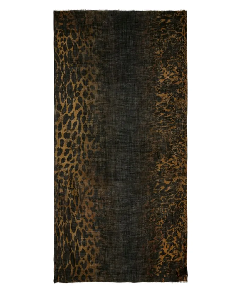 Zadig & Voltaire Judy Leopard Schal Beige