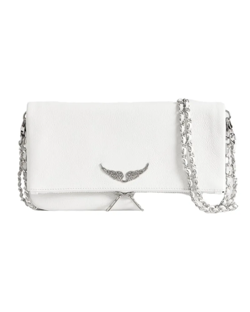 Zadig & Voltaire Clutch Rock Weiß